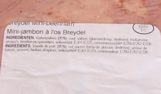 Afbeeldingen van Beenham Partyham | Ambachtelijke Gekookte Ham met Been | Gustor